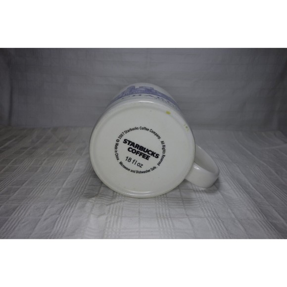 Starbucks Coffee Cup Architecture Series Mug Charlotte NC 2007 Queen City 18 oz - Picture 9 of 9